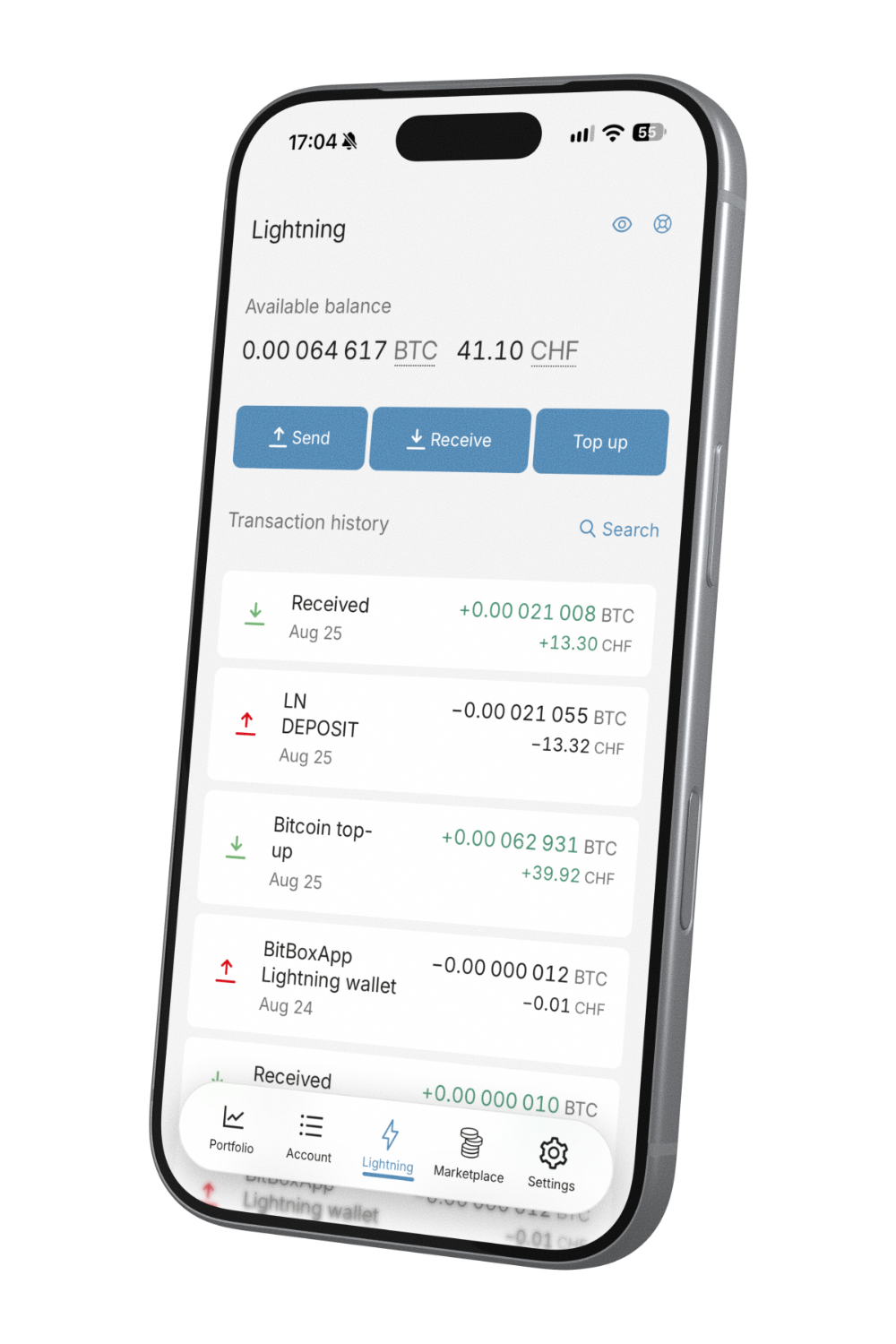 Lightning in the BitBoxApp