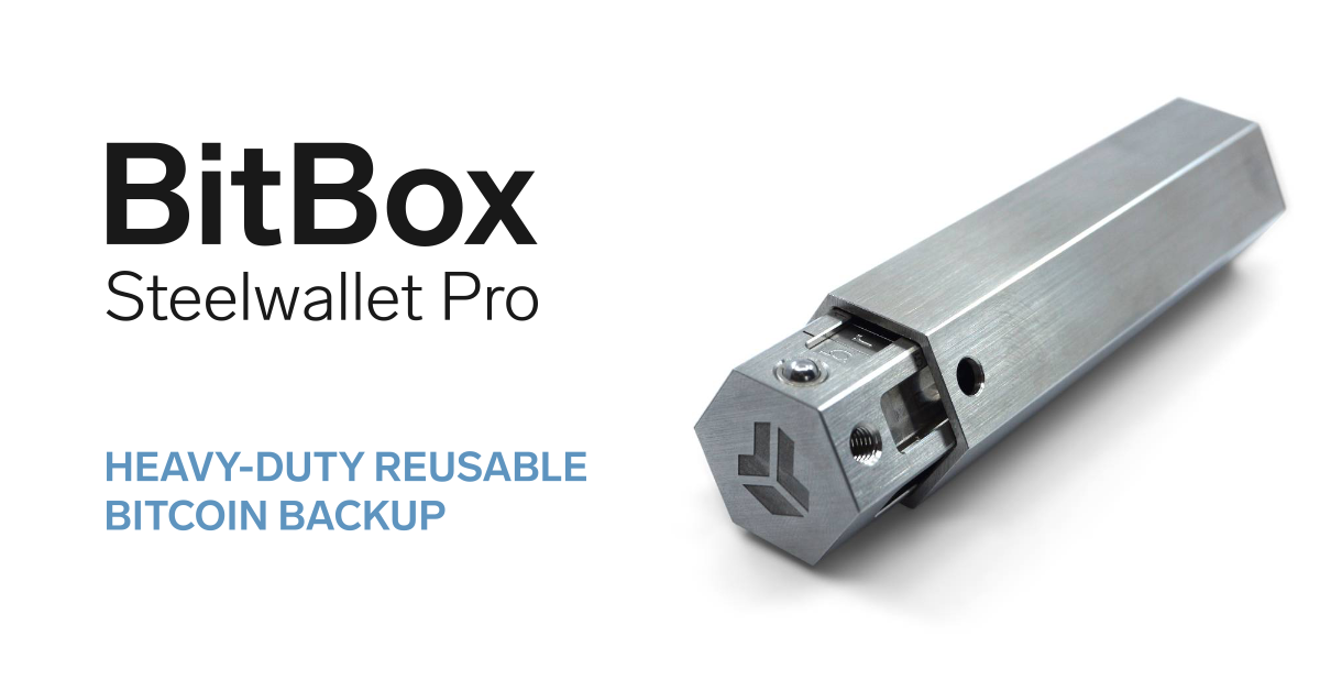 BitBox Steelwallet Pro