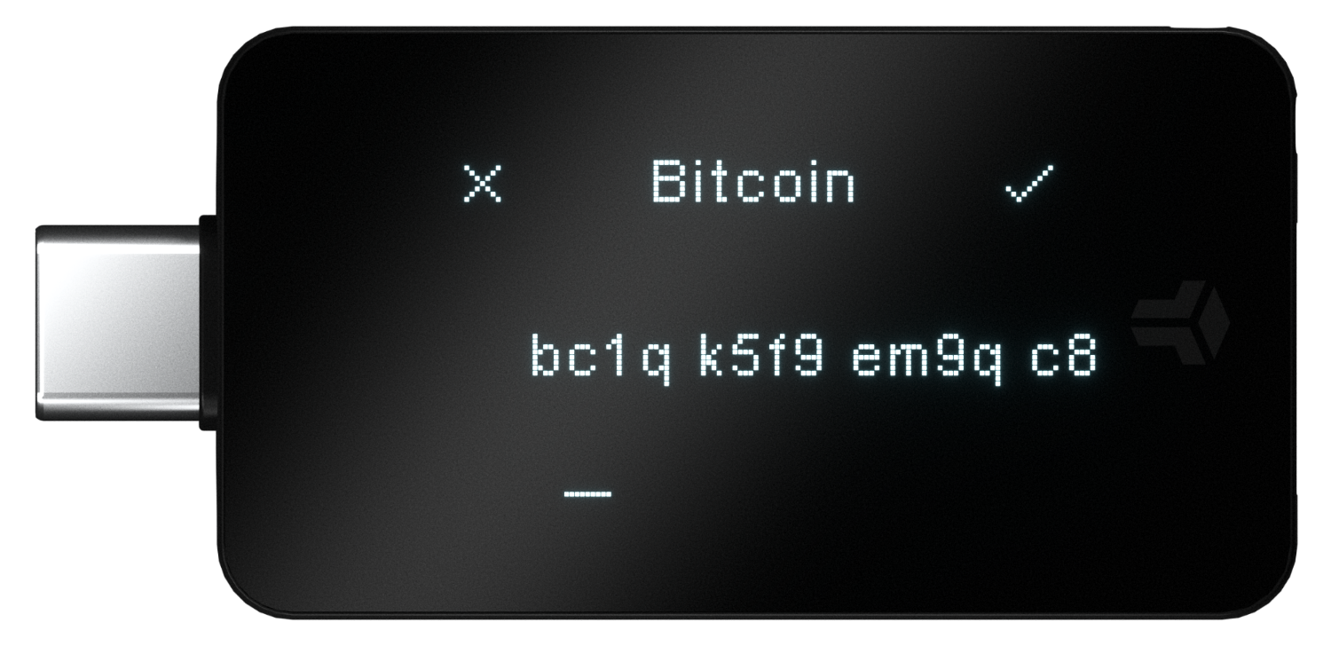BitBox02 verify transaction screen